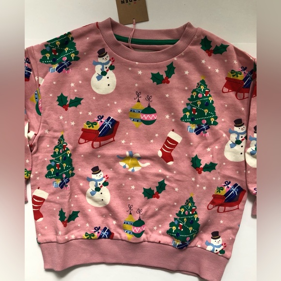 NWT Mini Boden Relaxed Printed Sweatshirt - Picture 5 of 6